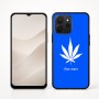 כיסוי בעיצוב אישי עם השם שלך לדגם - Realme P4x 5G בעיצוב עלה מריחואנה - גראס