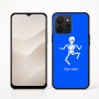 כיסוי בעיצוב אישי עם השם שלך לדגם - Realme P4x 5G בעיצוב סקלטון