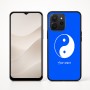 כיסוי בעיצוב אישי עם השם שלך לדגם - Realme P4x 5G בעיצוב סמל יינג יאנג