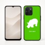 כיסוי בעיצוב אישי עם השם שלך לדגם - Realme P4x 5G בעיצוב קרנף