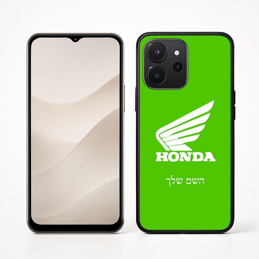 כיסוי בעיצוב אישי עם השם שלך לדגם - Realme P4x 5G בעיצוב הונדה