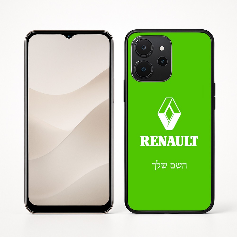 כיסוי בעיצוב אישי עם השם שלך לדגם - Realme P4x 5G בעיצוב רנו