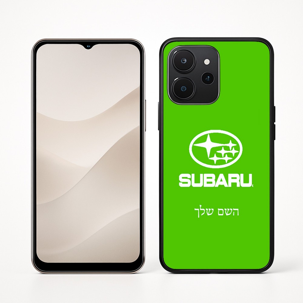 כיסוי בעיצוב אישי עם השם שלך לדגם - Realme P4x 5G בעיצוב סובארו