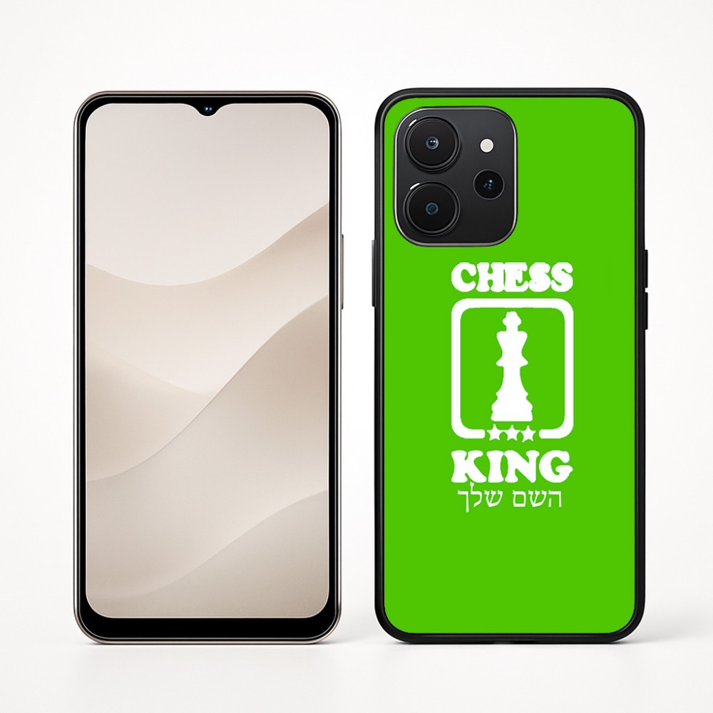 כיסוי בעיצוב אישי עם השם שלך לדגם - Realme P4x 5G בעיצוב שחמט