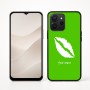 כיסוי בעיצוב אישי עם השם שלך לדגם - Realme P4x 5G בעיצוב שפתיים - נשיקה