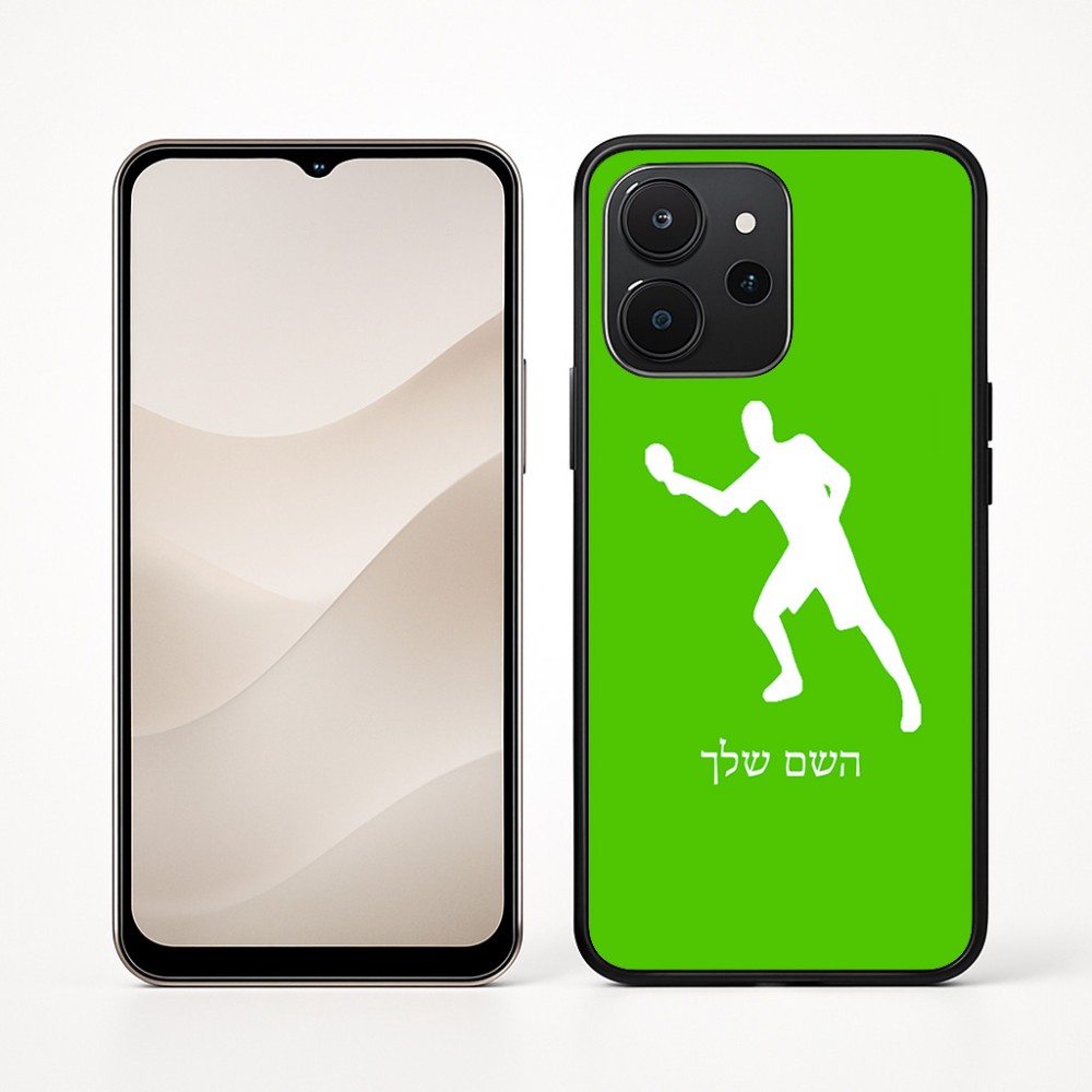 כיסוי בעיצוב אישי עם השם שלך לדגם - Realme P4x 5G בעיצוב שחקן פינג פונג