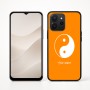 כיסוי בעיצוב אישי עם השם שלך לדגם - Realme P4x 5G בעיצוב סמל יינג יאנג