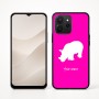 כיסוי בעיצוב אישי עם השם שלך לדגם - Realme P4x 5G בעיצוב קרנף