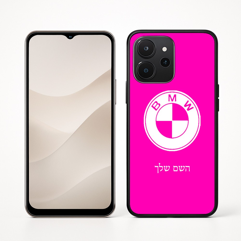 כיסוי בעיצוב אישי עם השם שלך לדגם - Realme P4x 5G בעיצוב ב.מ.וו