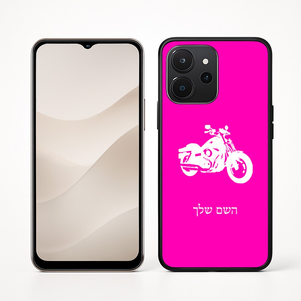 כיסוי בעיצוב אישי עם השם שלך לדגם - Realme P4x 5G בעיצוב הארלי-דיווידסון