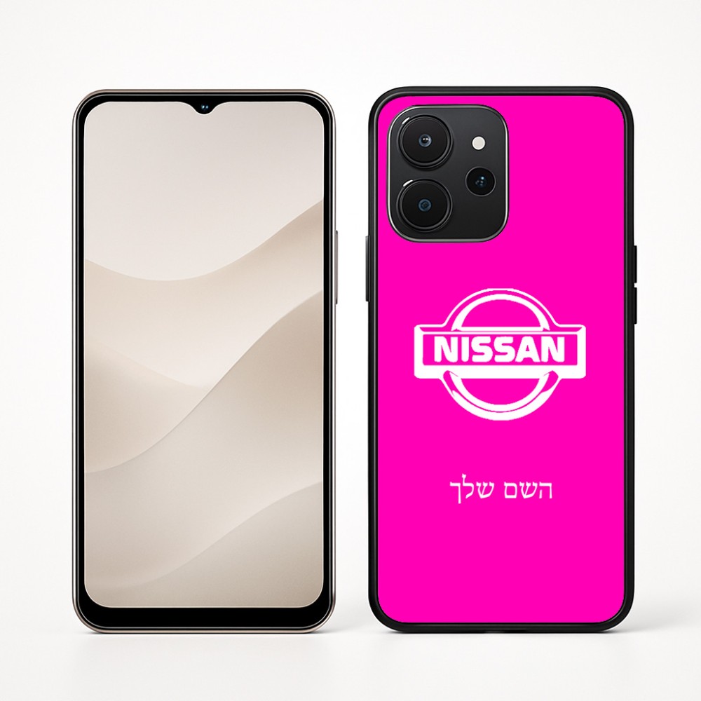 כיסוי בעיצוב אישי עם השם שלך לדגם - Realme P4x 5G בעיצוב ניסאן