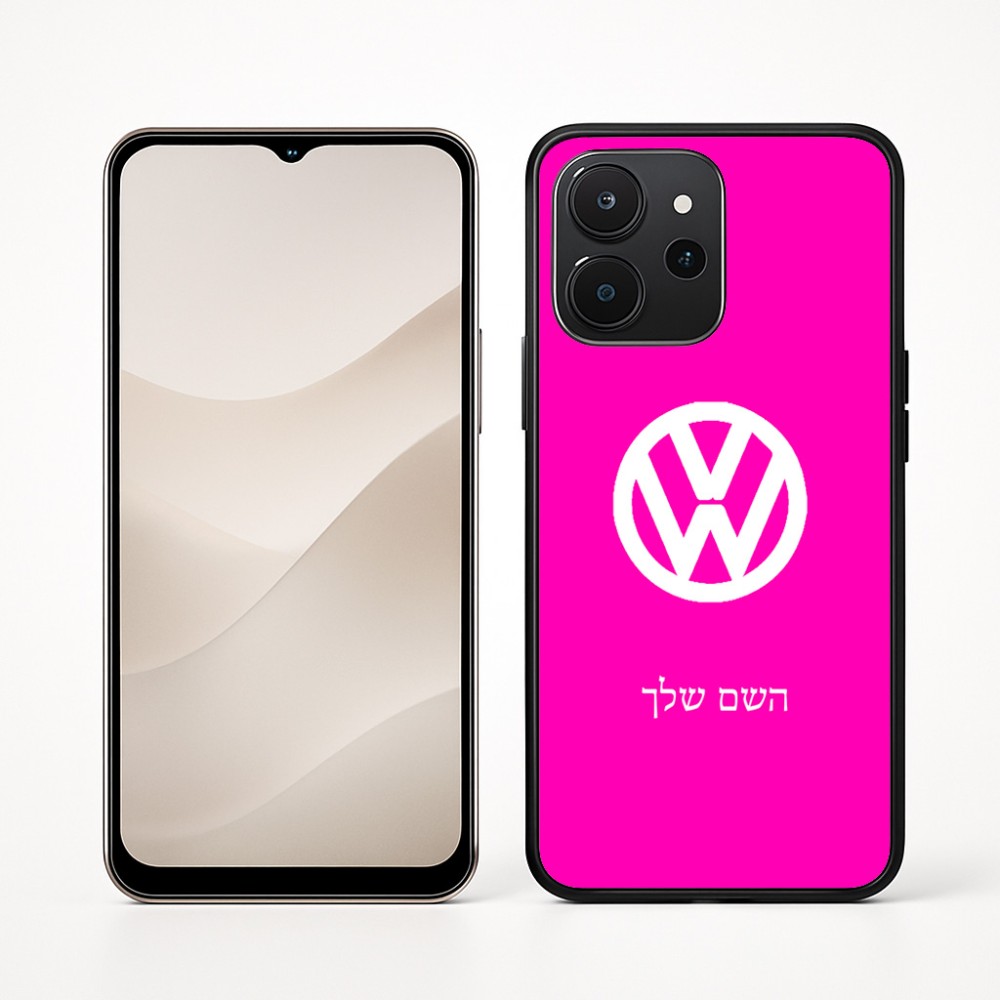 כיסוי בעיצוב אישי עם השם שלך לדגם - Realme P4x 5G בעיצוב פולקסווגן