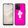 כיסוי בעיצוב אישי עם השם שלך לדגם - Realme P4x 5G בעיצוב פרח