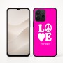 כיסוי בעיצוב אישי עם השם שלך לדגם - Realme P4x 5G בעיצוב אהבה