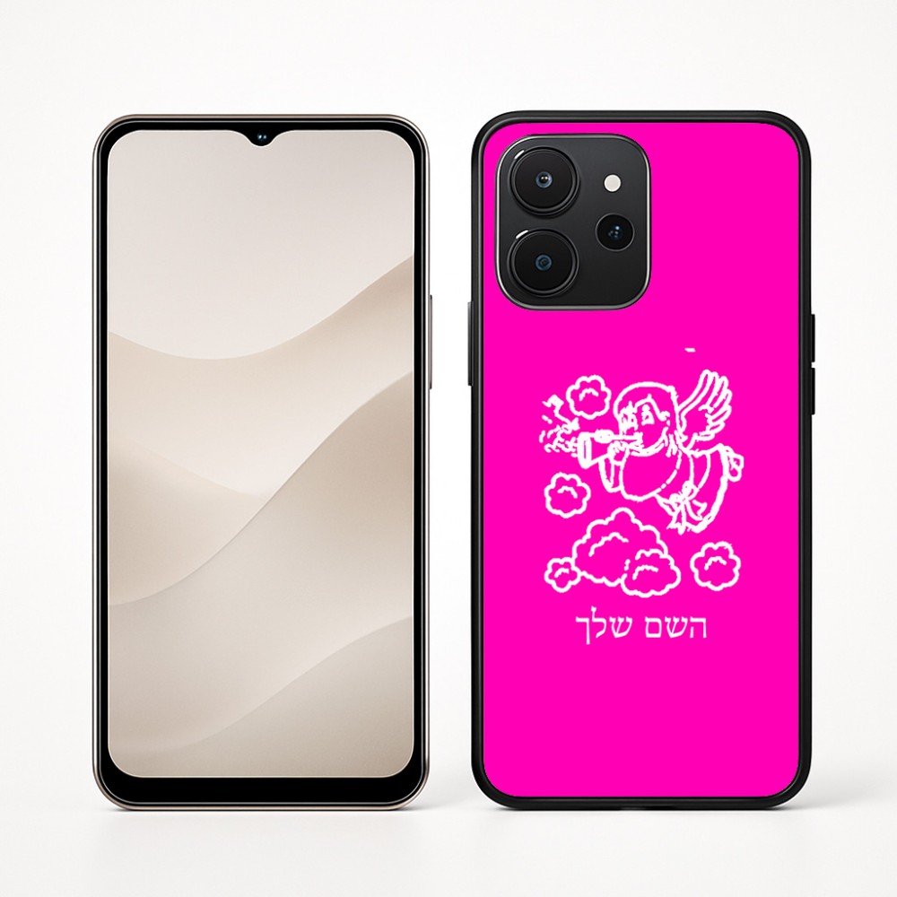 כיסוי בעיצוב אישי עם השם שלך לדגם - Realme P4x 5G בעיצוב מחזמר אנג'ל 2
