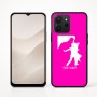 כיסוי בעיצוב אישי עם השם שלך לדגם - Realme P4x 5G בעיצוב אישה רוקדת עם גבר