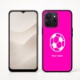 כיסוי בעיצוב אישי עם השם שלך לדגם - Realme P4x 5G בעיצוב כדורגל כדור כדורגל