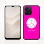 כיסוי בעיצוב אישי עם השם שלך לדגם - Realme P4x 5G בעיצוב כדור כדורעף
