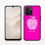 כיסוי בעיצוב אישי עם השם שלך לדגם - Realme P4x 5G בעיצוב הדפס תפוח