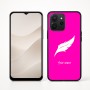 כיסוי בעיצוב אישי עם השם שלך לדגם - Realme P4x 5G בעיצוב נוצת נוצה