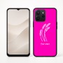 כיסוי בעיצוב אישי עם השם שלך לדגם - Realme P4x 5G בעיצוב חיטה גלית זהב