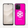 כיסוי בעיצוב אישי עם השם שלך לדגם - Realme P4x 5G בעיצוב שלג