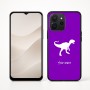 כיסוי בעיצוב אישי עם השם שלך לדגם - Realme P4x 5G בעיצוב דינוזאור