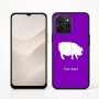 כיסוי בעיצוב אישי עם השם שלך לדגם - Realme P4x 5G בעיצוב חזיר