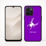 כיסוי בעיצוב אישי עם השם שלך לדגם - Realme P4x 5G בעיצוב עכביש