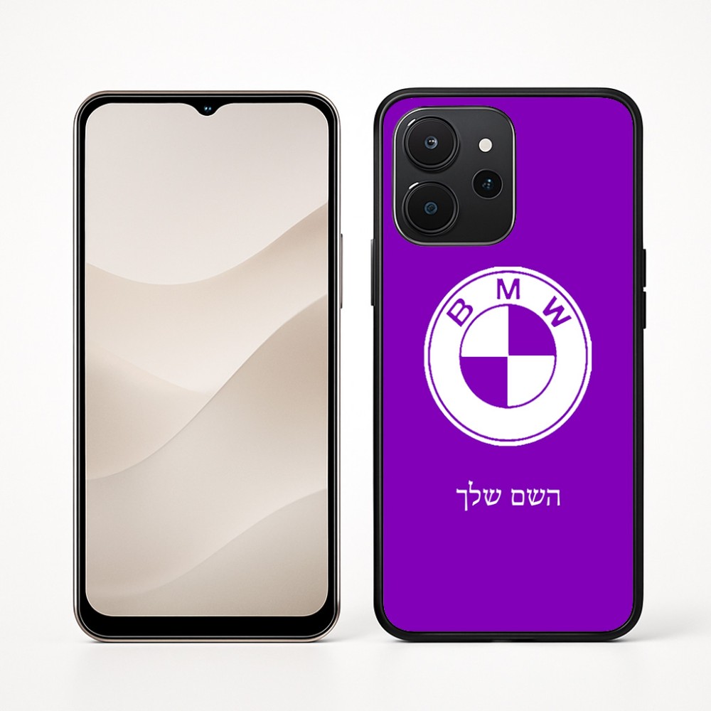 כיסוי בעיצוב אישי עם השם שלך לדגם - Realme P4x 5G בעיצוב ב.מ.וו