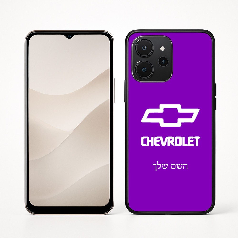 כיסוי בעיצוב אישי עם השם שלך לדגם - Realme P4x 5G בעיצוב שברולט