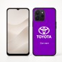 כיסוי בעיצוב אישי עם השם שלך לדגם - Realme P4x 5G בעיצוב טויוטה
