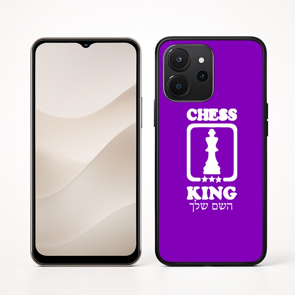 כיסוי בעיצוב אישי עם השם שלך לדגם - Realme P4x 5G בעיצוב שחמט