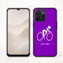 כיסוי בעיצוב אישי עם השם שלך לדגם - Realme P4x 5G בעיצוב אופניים אולימפיים