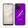 כיסוי בעיצוב אישי עם השם שלך לדגם - Realme P4x 5G בעיצוב קפיצת סקי אולימפית