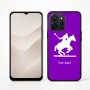 כיסוי בעיצוב אישי עם השם שלך לדגם - Realme P4x 5G בעיצוב שחקן פולו - סוס