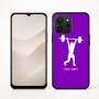 כיסוי בעיצוב אישי עם השם שלך לדגם - Realme P4x 5G בעיצוב הרמת משקולות