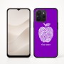 כיסוי בעיצוב אישי עם השם שלך לדגם - Realme P4x 5G בעיצוב הדפס תפוח