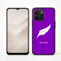 כיסוי בעיצוב אישי עם השם שלך לדגם - Realme P4x 5G בעיצוב נוצת נוצה