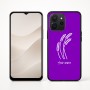 כיסוי בעיצוב אישי עם השם שלך לדגם - Realme P4x 5G בעיצוב חיטה גלית זהב