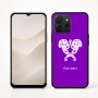 כיסוי בעיצוב אישי עם השם שלך לדגם - Realme P4x 5G בעיצוב פרחי קרן