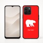 כיסוי בעיצוב אישי עם השם שלך לדגם - Realme P4x 5G בעיצוב דוב