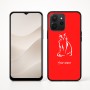 כיסוי בעיצוב אישי עם השם שלך לדגם - Realme P4x 5G בעיצוב חתול