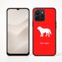כיסוי בעיצוב אישי עם השם שלך לדגם - Realme P4x 5G בעיצוב כלב