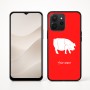 כיסוי בעיצוב אישי עם השם שלך לדגם - Realme P4x 5G בעיצוב חזיר