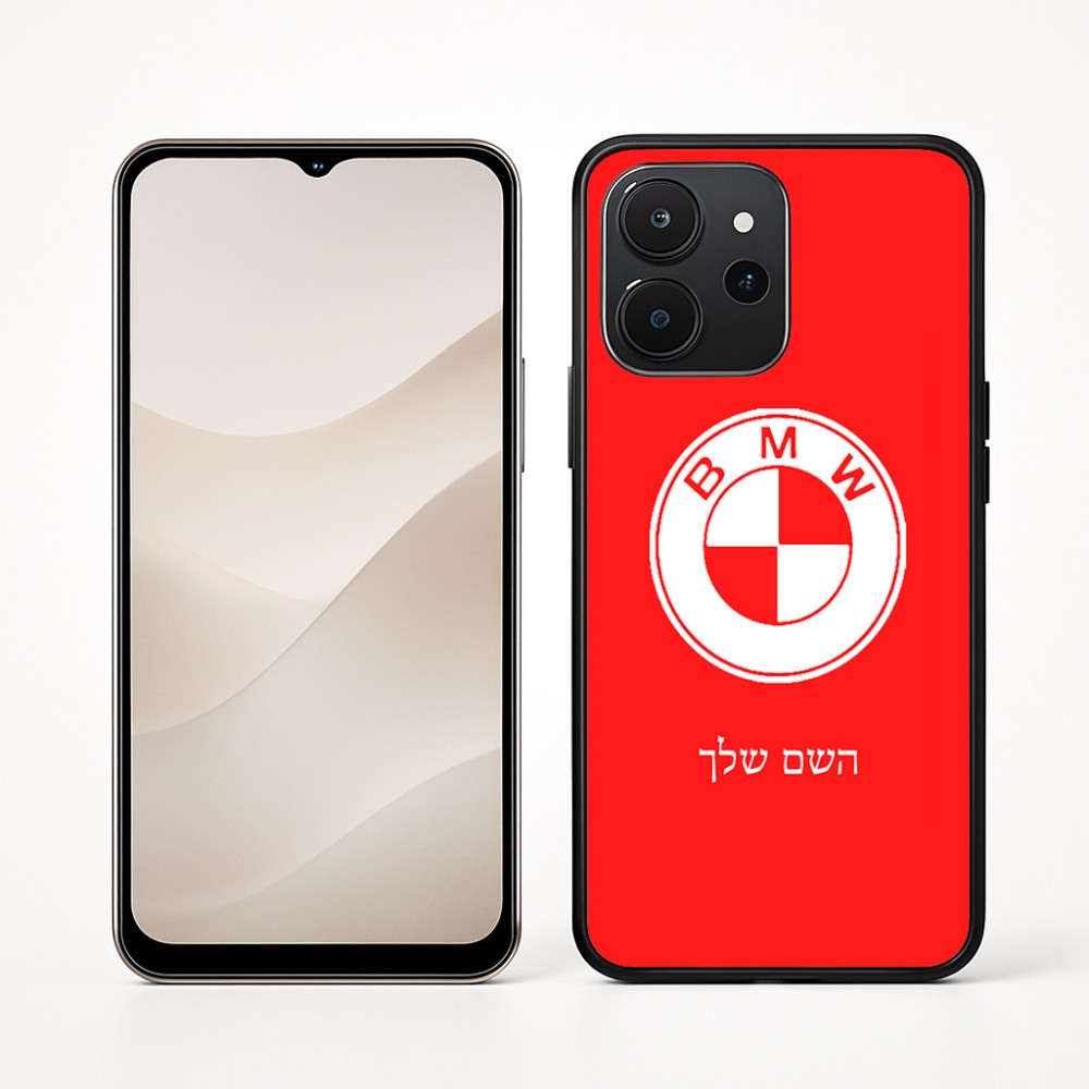 כיסוי בעיצוב אישי עם השם שלך לדגם - Realme P4x 5G בעיצוב ב.מ.וו