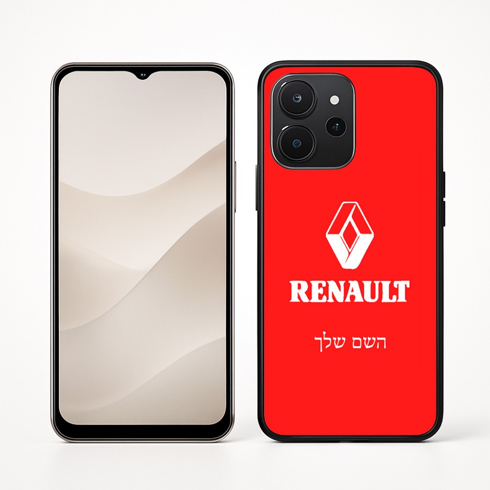 כיסוי בעיצוב אישי עם השם שלך לדגם - Realme P4x 5G בעיצוב רנו