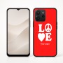 כיסוי בעיצוב אישי עם השם שלך לדגם - Realme P4x 5G בעיצוב אהבה