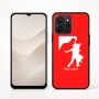 כיסוי בעיצוב אישי עם השם שלך לדגם - Realme P4x 5G בעיצוב אישה רוקדת עם גבר