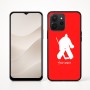 כיסוי בעיצוב אישי עם השם שלך לדגם - Realme P4x 5G בעיצוב הוקי שוערים
